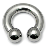 Steel Circular Barbell (CBB) Large Gauge 2mm to 5mm - SKU 10581