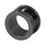 Black Steel Screw Flesh Tunnel - SKU 11112