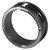 Black Steel Screw Flesh Tunnel - SKU 11949