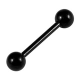 Black Steel Barbell 1.6mm 6-26mm - SKU 12469