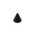 Black Steel Threaded Cones - SKU 12559