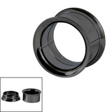 Black Steel Internal Thread Double Flared Eyelet - SKU 18571