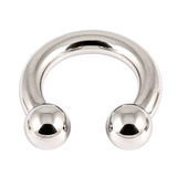 Steel Circular Barbell (CBB) Large Gauge 2mm to 5mm - SKU 25809