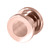 Rose Gold Steel Screw Flesh Tunnel - SKU 29236