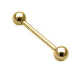 Gold Steel Barbells 1.6mm - SKU 37989