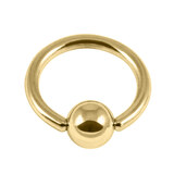 Gold Steel Ball Closure Ring (BCR) - SKU 37999