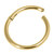 Gold Steel Hinged Segment Ring (Clicker) - SKU 38017