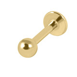 Gold Titanium Labrets - SKU 38067