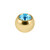 Gold Titanium Jewelled Balls 1.2mm - SKU 38103