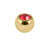 Gold Titanium Jewelled Balls 1.2mm - SKU 38107