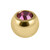 Gold Titanium Jewelled Balls 1.6mm - SKU 38116