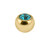 Gold Steel Jewelled Balls 1.2mm - SKU 40329