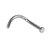 Steel Disk Nose Stud - SKU 514