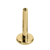 Gold Plated Titanium (PVD) Internal Thread Labret Post 1.2mm - SKU 68970