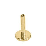 Gold Plated Titanium Threadless Labret 1.2mm  - SKU 69060