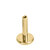 Gold Plated Titanium Threadless Labret 1.2mm  - SKU 69060