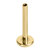 Gold Plated Titanium Threadless Labret 1.2mm  - SKU 69063