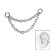 Steel Piercing Double Connector Chains - SKU 69403