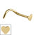 Steel Heart Nose Stud - SKU 70009