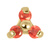 Gold Titanium Claw Set CZ Jewelled Mini Trinity for Internal Thread shafts in 1.2mm - SKU 70019