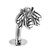 Titanium Threadless Floating Navel Bar - Steel Honey Bee 1.6mm  - SKU 70194