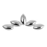 Titanium Marquise Pebble Crescent for Internal Thread shafts in 1.2mm - SKU 70422