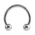 Titanium Circular Barbells (CBB) (Horseshoes) 1.0mm Gauge - SKU 70640