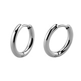 Titanium Huggie Ear Clicker Rings - Round (pairs)  - SKU 70899