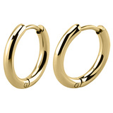 Titanium Huggie Ear Clicker Rings - Round (pairs)  - SKU 70904