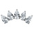 Titanium Claw Set Jewelled  Diadem for Internal Thread shafts in 1.2mm - SKU 71351