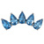 Titanium Claw Set Jewelled  Diadem for Internal Thread shafts in 1.2mm - SKU 71357