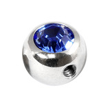 Steel Side-threaded Jewelled Balls 1.6x5mm - SKU 8310